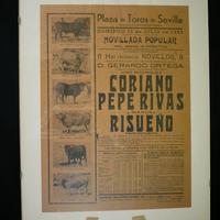 Manifesto autentico Plaza de Toros Sevilla 1955