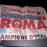 Corriere dello Sport scudetto Roma 