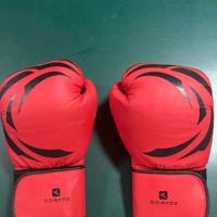 DOMYOS Guanti da boxe fkt 180 Rosso Inizio 8oz