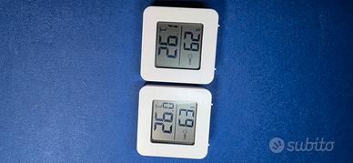 Set di 2 Mini Termometro Igrometro digitale LCD