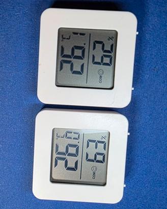 Set di 2 Mini Termometro Igrometro digitale LCD