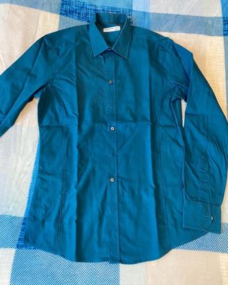 Camicia da uomo slim fit misto cotone
