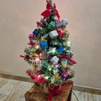Albero di Natale con luci