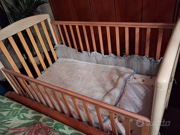 Lettino legno bicolor