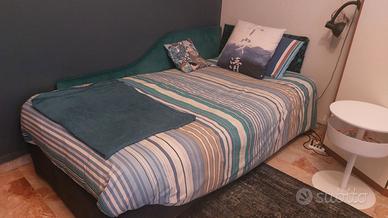 2 reti letto con doghe completi di materasso