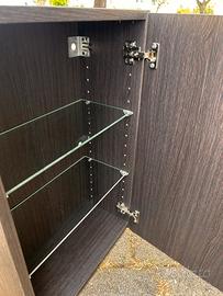 Mobiletto pensile IKEA marrone scuro