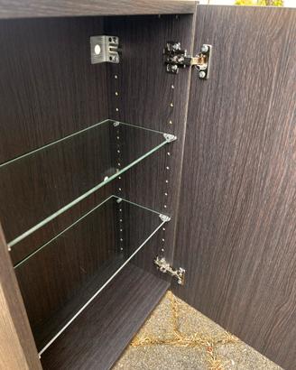 Mobiletto pensile IKEA marrone scuro