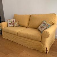 Divano 3 posti giallo