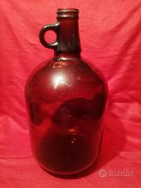 bottiglioni bottigle ambrate in vetro