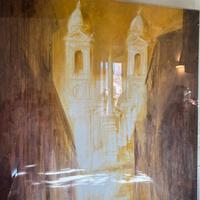 Testiera letto di artista