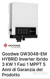 Goodwe GW3048-EM HYBRID Inverter Ibrido 3 KW 1 Fas