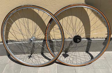 Ruote bicicletta da corsa vintage campagnolo