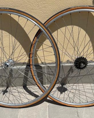 Ruote bicicletta da corsa vintage campagnolo