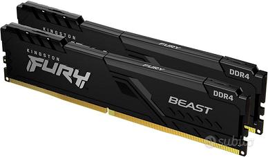 Kingston Kit di memoria FURY Beast 16 GB (2 x 8GB)