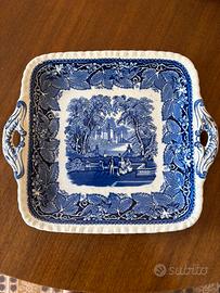 Vassoio antico Mason’s Vista England in ceramica