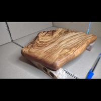 Sottopentola in legno di ulivo 23x17cm 685gr nuovo