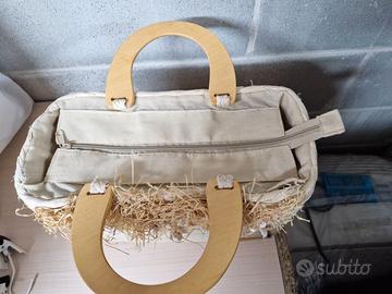 Borsa paglia da spiaggia