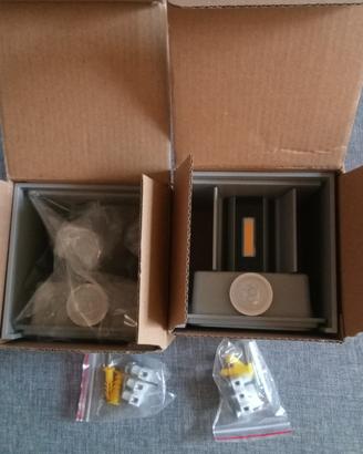 Plafoniera led 12 w allumin. sensore presenza.