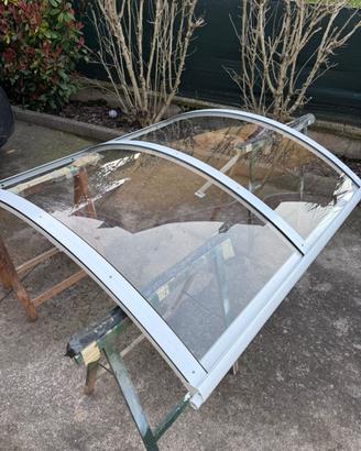 Pensilina in allumionio 160x150 cm