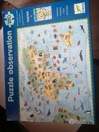 puzzle Djeco 100 pezzi 