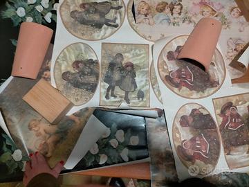 Occorrente materiale per decoupage 