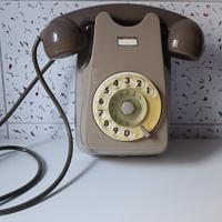 Telefono Sip vintage S62 Bigrigio da muro Italtel