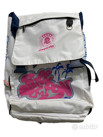 Zaino Invicta vintage Originale Anni 2000 Blu Rosa
