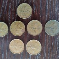 Monete italiane 20 Lire anni '50-'70