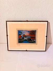 Quadro Naïf Originale di Ljuba Stolfa (1982)