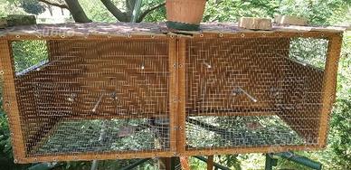 VOLIERA 2mt x 1mt NUOVISSIMA FATTA A MANO