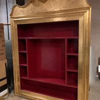 Libreria Casa Nobile 180x40 H260 – Laccato Rosso e