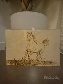 Quadro di un cavallo.