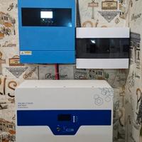 Kit fotovoltaico 10kw batteria 6kw impianto litio