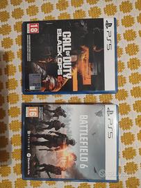 Battlefield 6 e Call of duty black ops 6 PS5