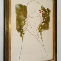 Lith. Acquerello firmata Mario Piergiovanni  Bari