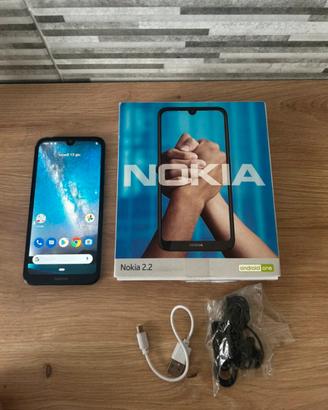 nokia 2.2 grigio dual sim con scatola