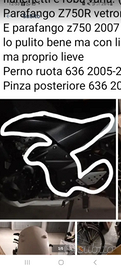Kit plastiche copri telaio e fianchetti z750