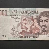 Banconota 100000 Lire Caravaggio Serie Sostitutiva