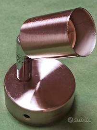 Faretto in metallo satinato GU10