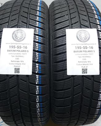 2 GOMME 195 55 16 BARUM A73377