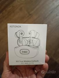 Cuffie bluetooth bianche o rosa, confezionate