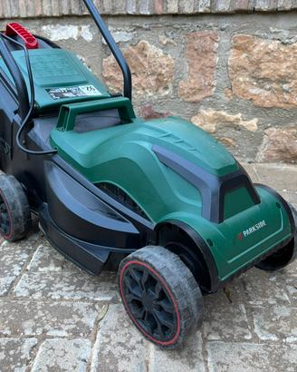 Tosaerba elettrico parkside tagliaerba erba