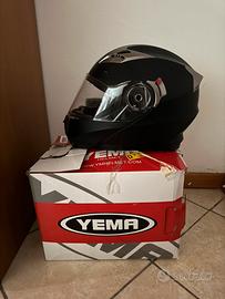 casco modulare Yema nero opaco