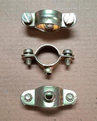 45 pezzi. Collari in metallo per cavi 19mm 6MA