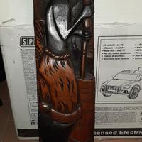 SCULTURA BRASILIANA originale in LEGNO