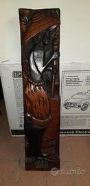 SCULTURA BRASILIANA originale in LEGNO