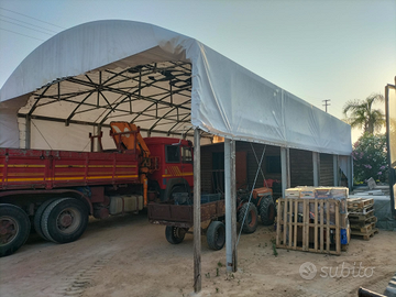 Teloni e tendoni usati un PVC