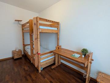 Letto e elementi FLEXA in pino massiccio