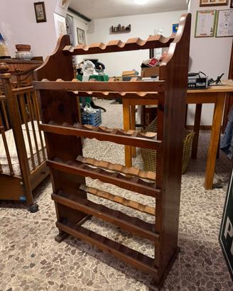 Cantinetta porta vino in legno