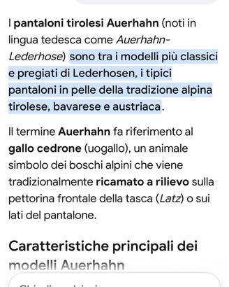 Pantaloni tirolesi
